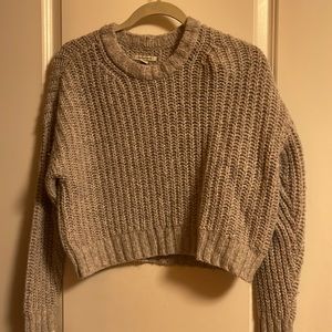 american eagle grey sweater